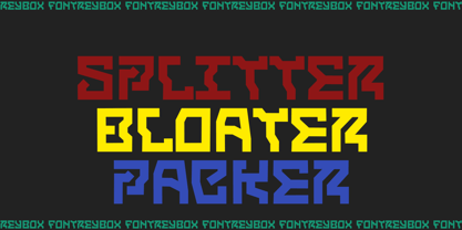 Reybox Font Poster 2