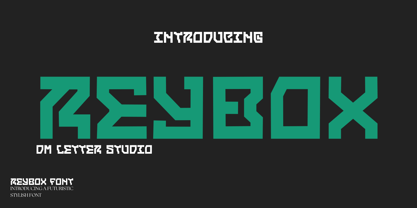 Reybox Font Poster 1