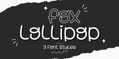 Fox Lollipop Font Poster 1