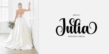 Angela Script Font Poster 5