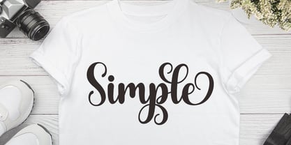 Angela Script Font Poster 4