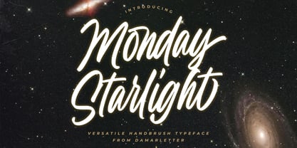 Monday Starlight Font Poster 1
