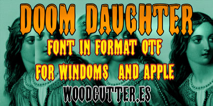 Doom Daughter Font Poster 5