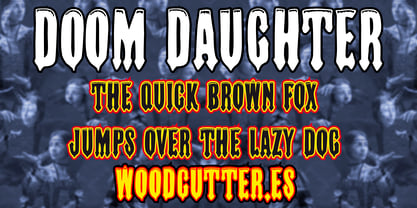 Doom Daughter Font Poster 2
