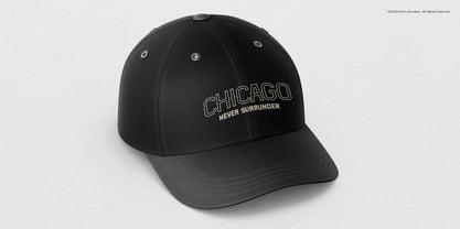 Break Aways Inline Font Poster 8