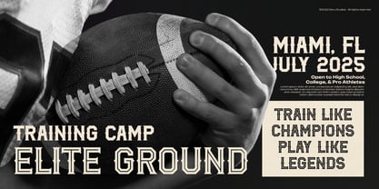 Break Aways Inline Font Poster 4