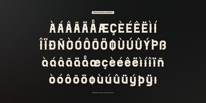 Break Aways Inline Font Poster 11