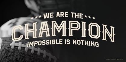 Break Aways Inline Font Poster 6