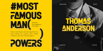 Raven SS Font Poster 2