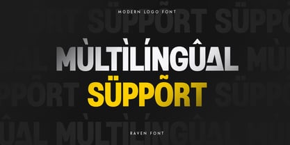 Raven SS Font Poster 14