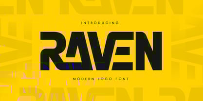Raven SS Font Poster 1