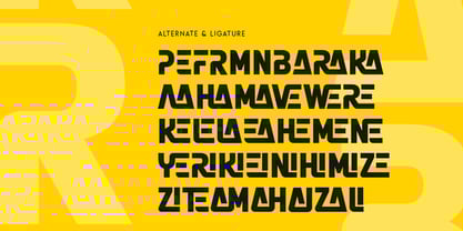 Raven SS Font Poster 12