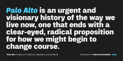 Palo Nuevo Pro Font Poster 4