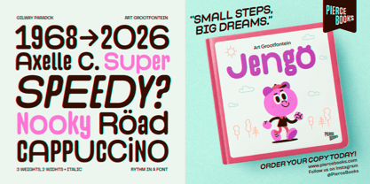Gilway Paradox Font Poster 8
