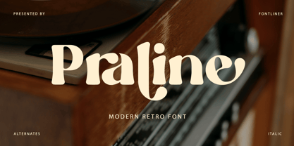 Praline Font Poster 1