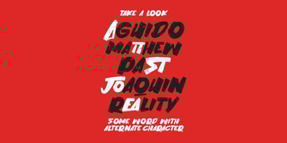 MC Easto Coma Font Poster 2