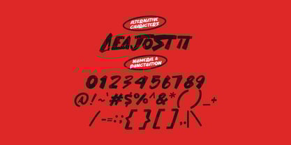 MC Easto Coma Font Poster 7