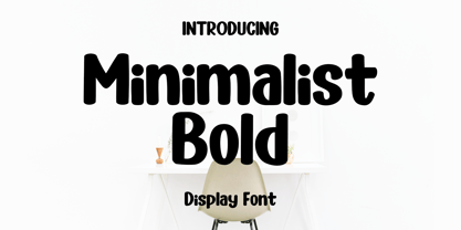 Minimalist Bold Font Poster 1