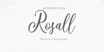 Rosall Font Poster 1