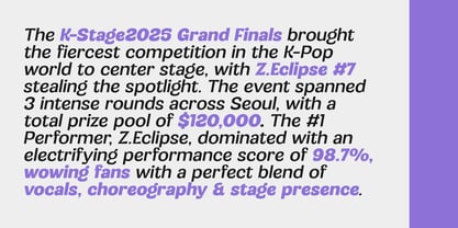 Fangled Font Poster 8