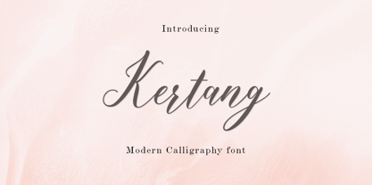 Kertang Font Poster 1