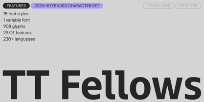 TT Fellows Font Poster 1