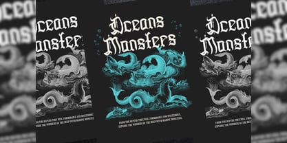 Deaths Hallows Font Poster 9