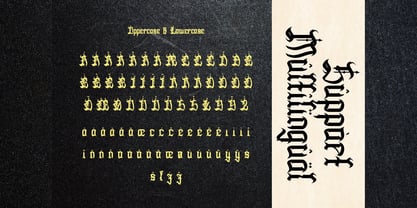 Deaths Hallows Font Poster 4