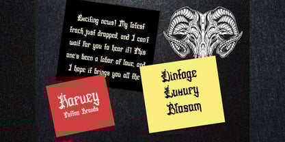 Deaths Hallows Font Poster 13