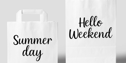 Saturday vibes Font Poster 5