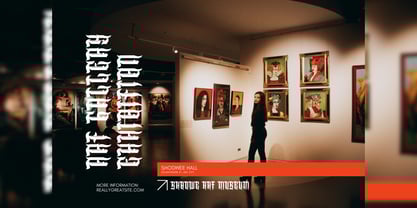 Angelo Thrufh Font Poster 8