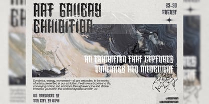 Angelo Thrufh Font Poster 12