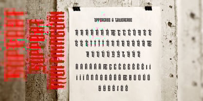 Angelo Thrufh Font Poster 4