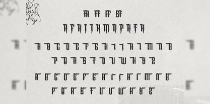 Angelo Thrufh Font Poster 5