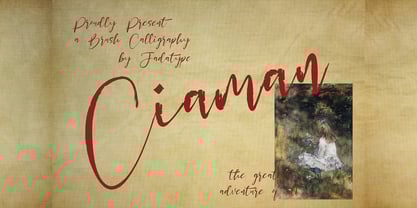 Ciaman Font Poster 1