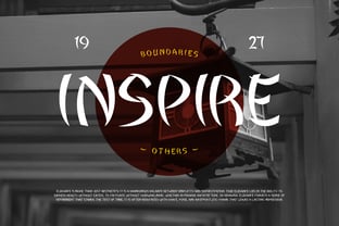 Ryu Japanese Font Poster 3