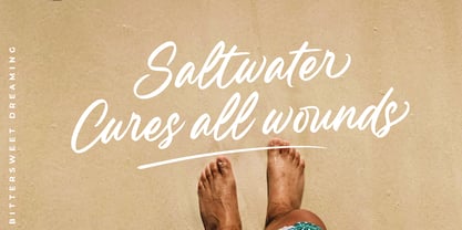 Bittersweet Dreaming Font Poster 5