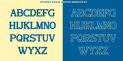 Laminate Font Poster 11