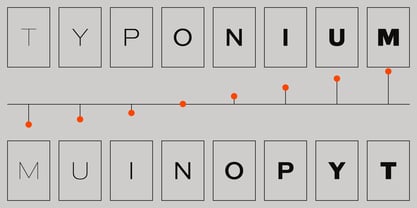 Typonium Font Poster 9