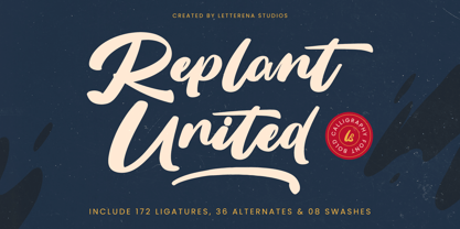 Replant United Font Poster 1