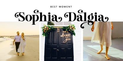 Kalista Elegant Font Poster 5