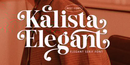 Kalista Elegant Font Poster 1
