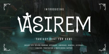 Vasirem Font Poster 1