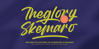 Theglory Skemaro Font Poster 1