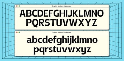 Draplink Font Poster 6