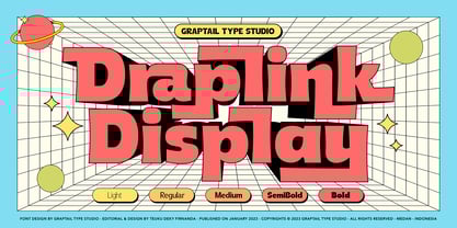 Draplink Font Poster 1