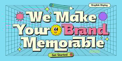 Draplink Font Poster 8