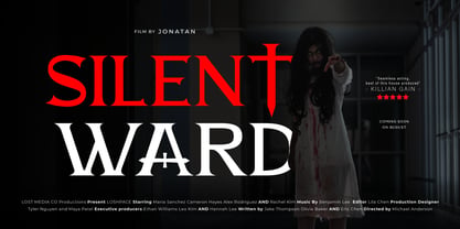 Land of Blood Font Poster 3
