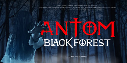 Land of Blood Font Poster 5