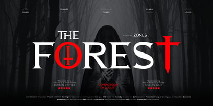 Land of Blood Font Poster 2